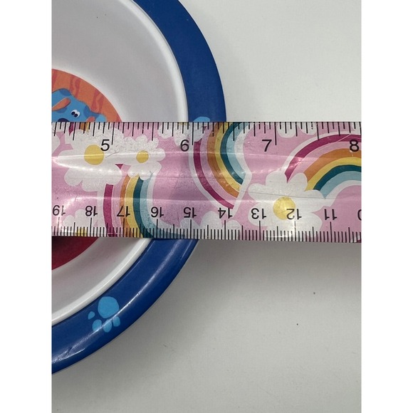 Eden Blue's Clues Melamine Bowl Y2K Nick Jr Vtg - Picture 7 of 7